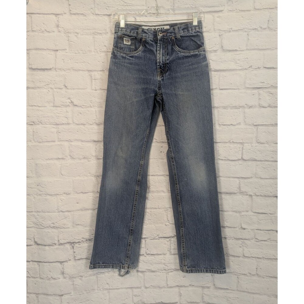 Cinch Jeans Distressed Straight Leg Vintage Y2K Equestrian Hawaiian Mens‎ 31x34
